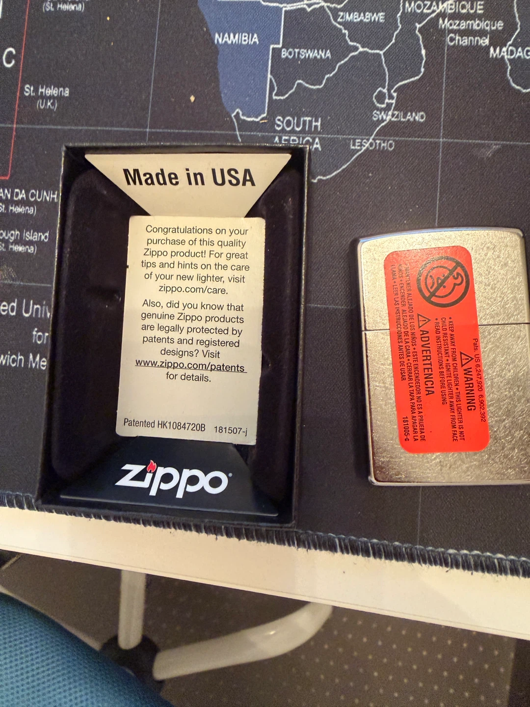 Zippo Lighter - Thin Blue Line American Flag - photo 4