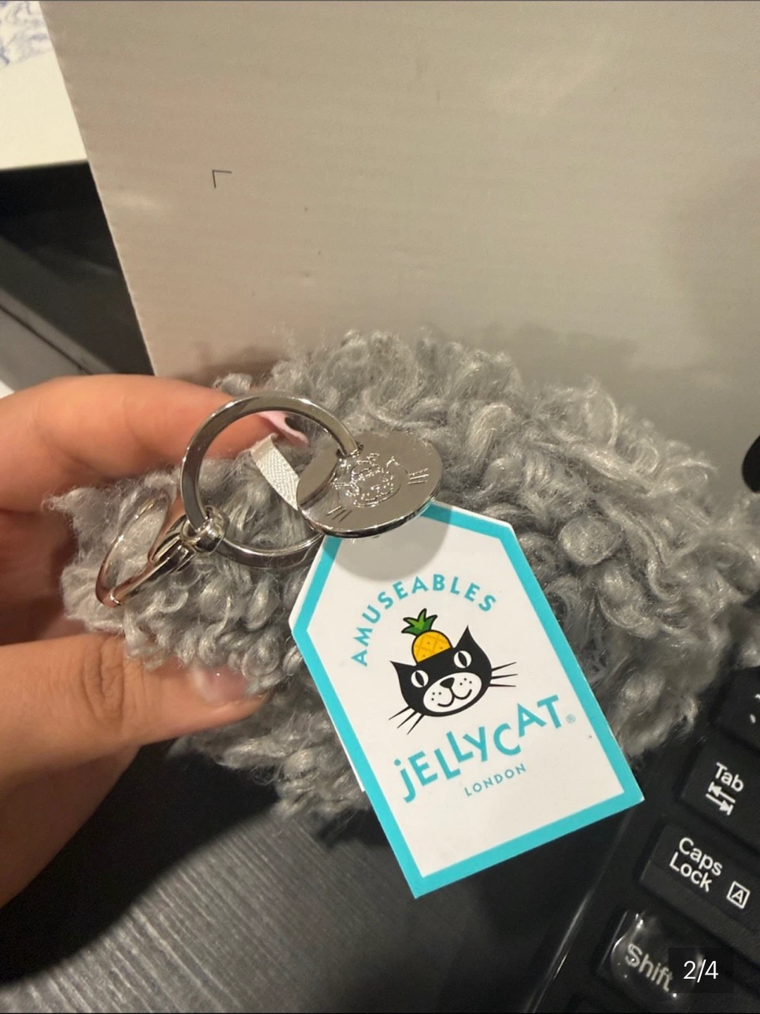 Jellycat Amuseables Storm Cloud Bag Charm - photo 2