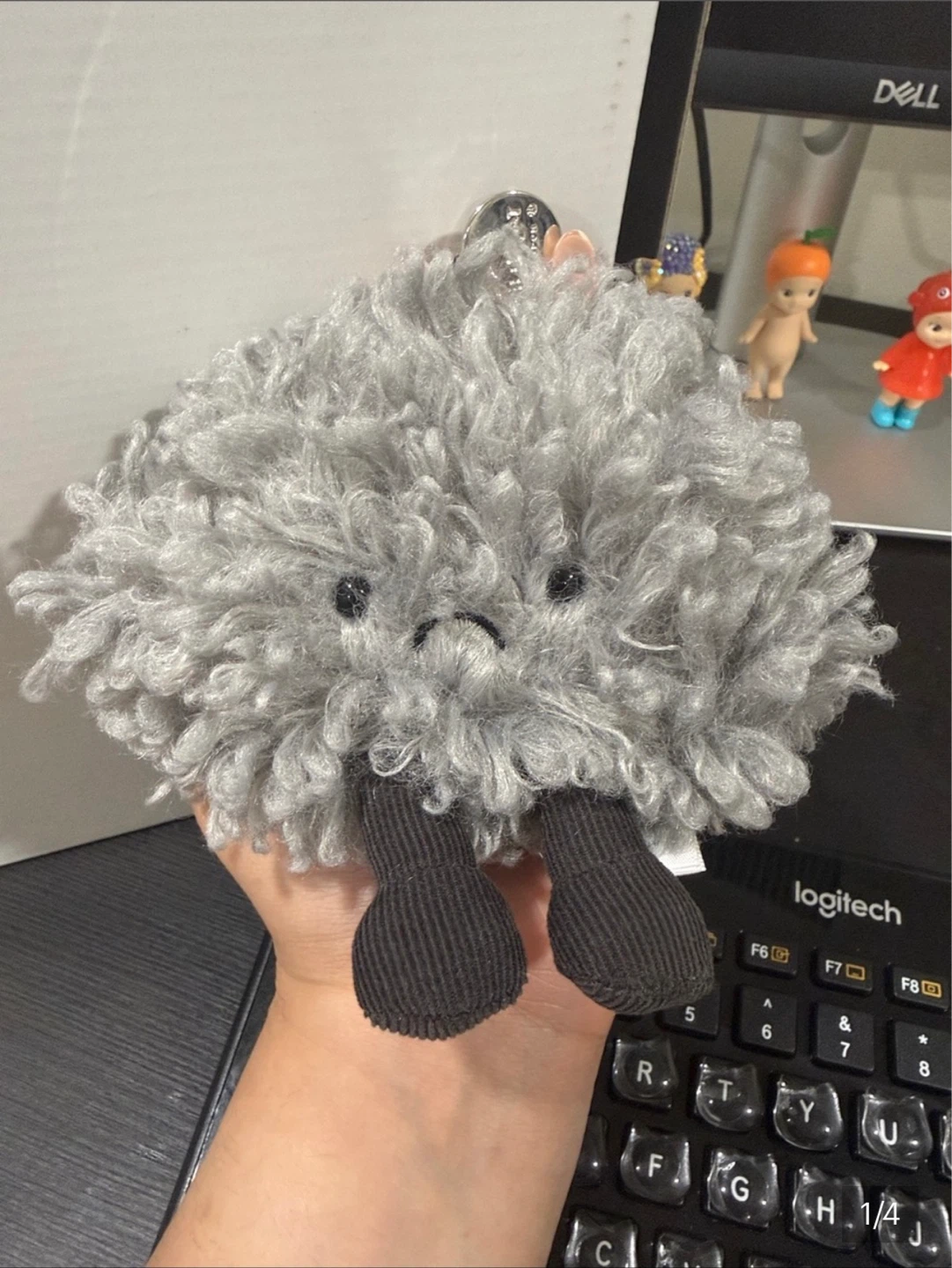 Jellycat Amuseables Storm Cloud Bag Charm