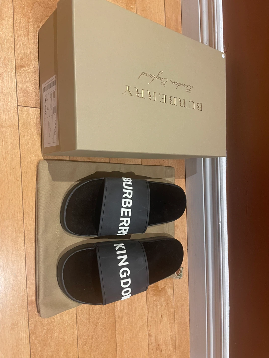 Burberry Rubber Slides - Size 9 UK / 43 EUR - photo 3