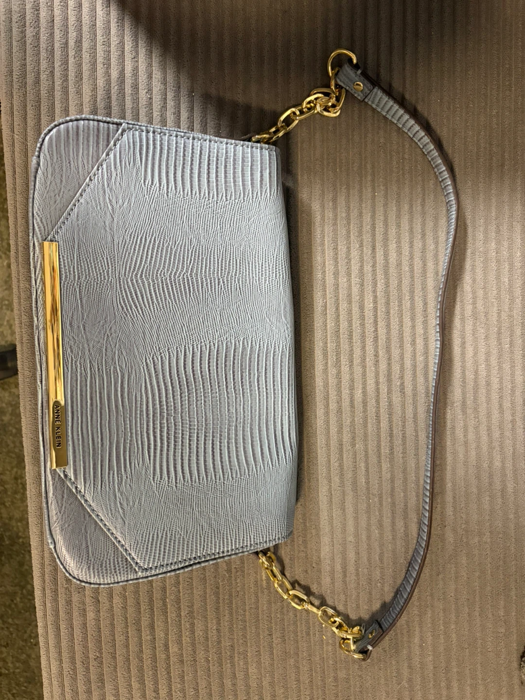 Anne Klein Clutch with Gold Chain