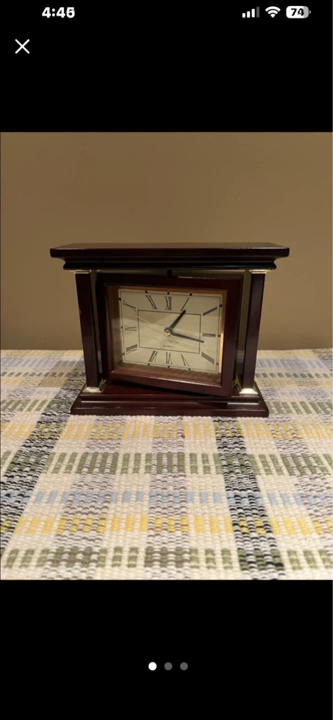 Wooden Mantel Clock