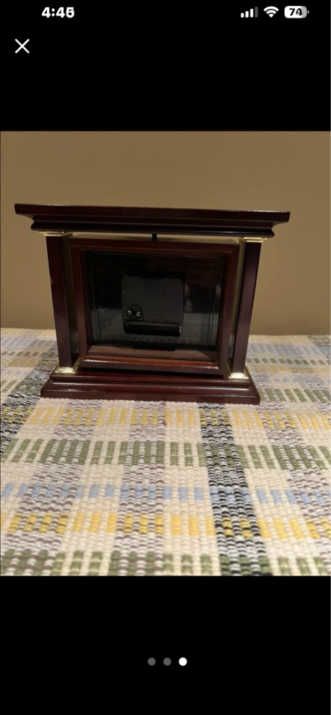 Wooden Mantel Clock - photo 3