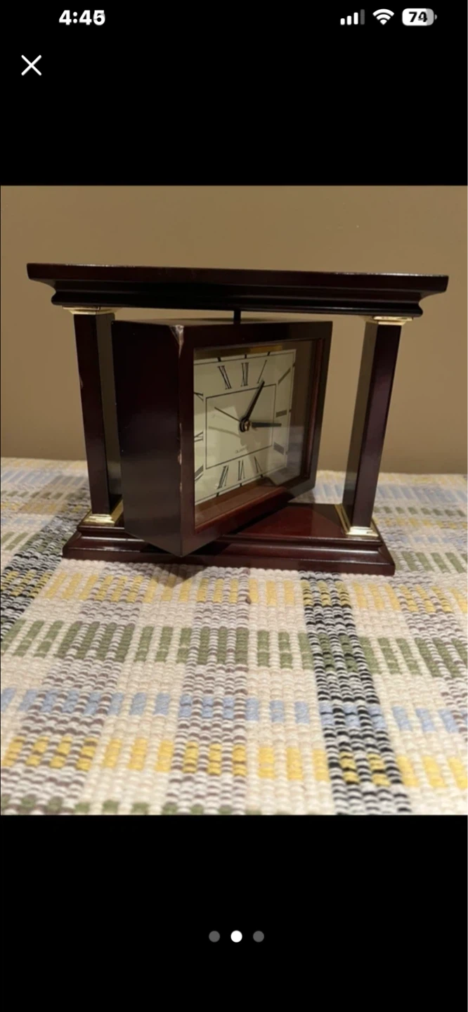Wooden Mantel Clock - photo 2