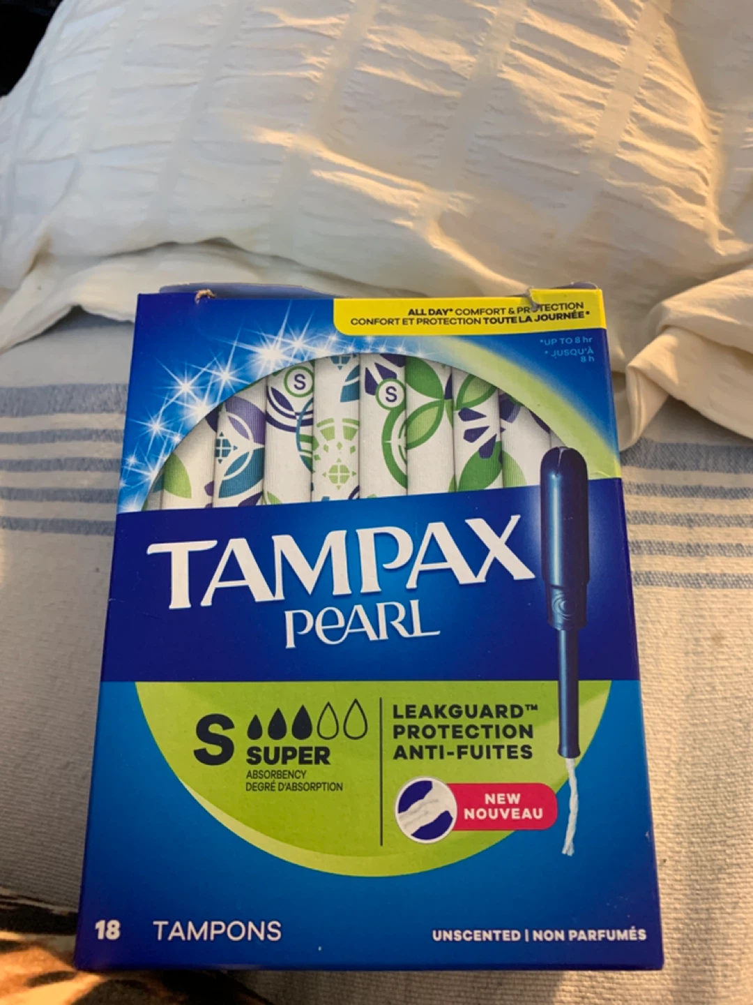 Tampax Pearl Regular Tampons - 2x 18 count(5 boxes)