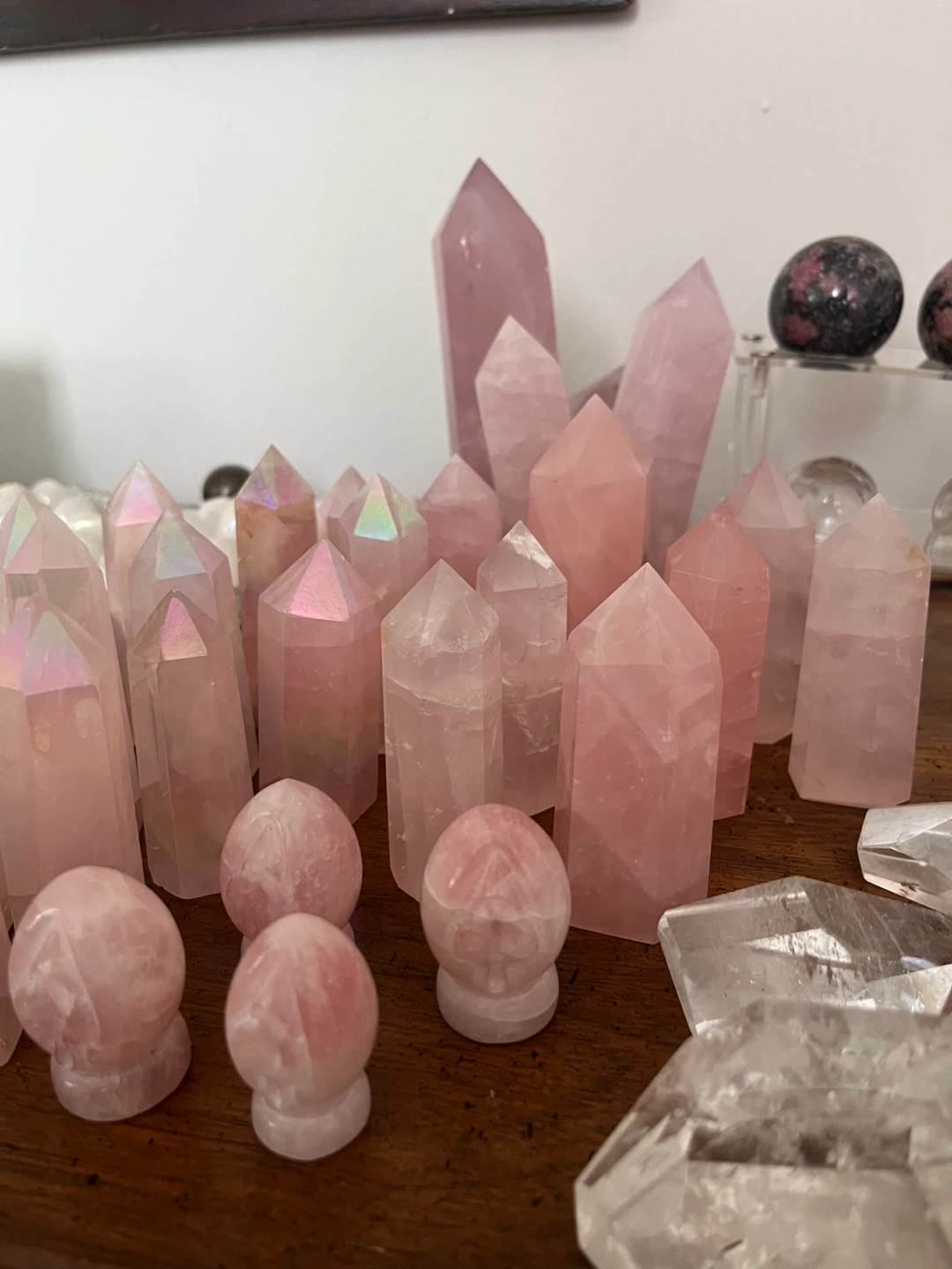 Rose Quartz, 3 Styles Available | Towers, Angel Aura & Carvings - photo 3
