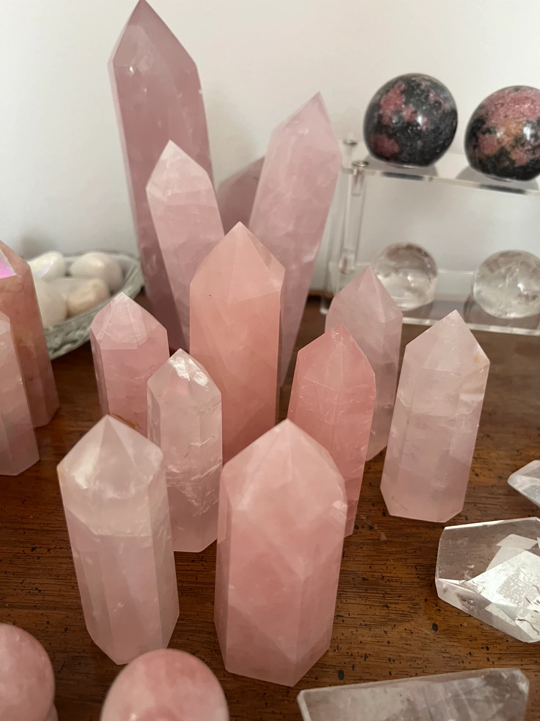 Rose Quartz, 3 Styles Available | Towers, Angel Aura & Carvings - photo 5