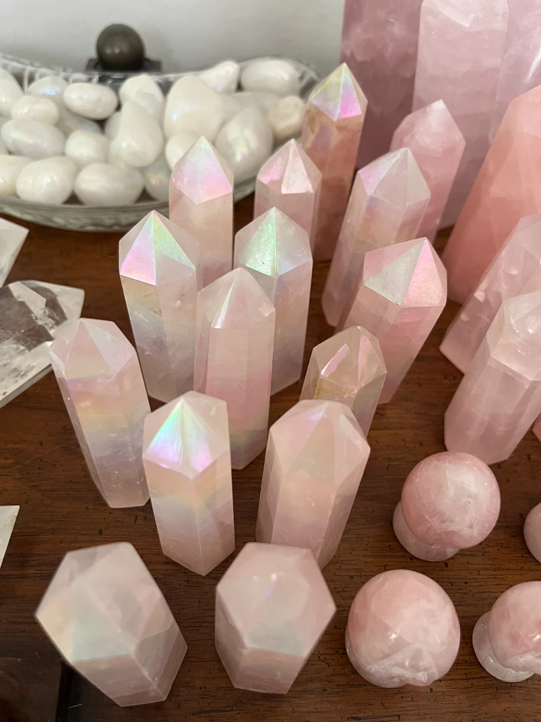 Rose Quartz, 3 Styles Available | Towers, Angel Aura & Carvings - photo 4