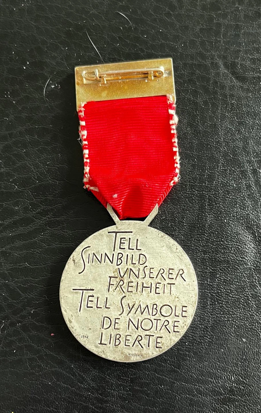 Vintage Swiss Shooting Festival Medal 1967 - photo 5