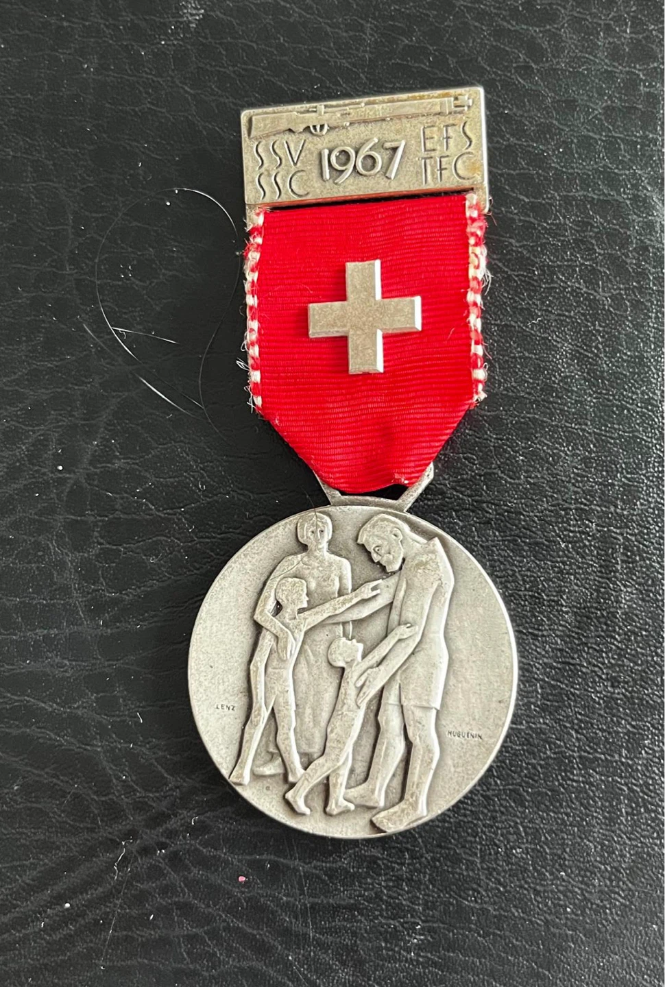 Vintage Swiss Shooting Festival Medal 1967