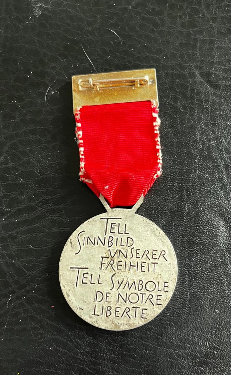 Vintage Swiss Shooting Festival Medal 1967 - photo 3