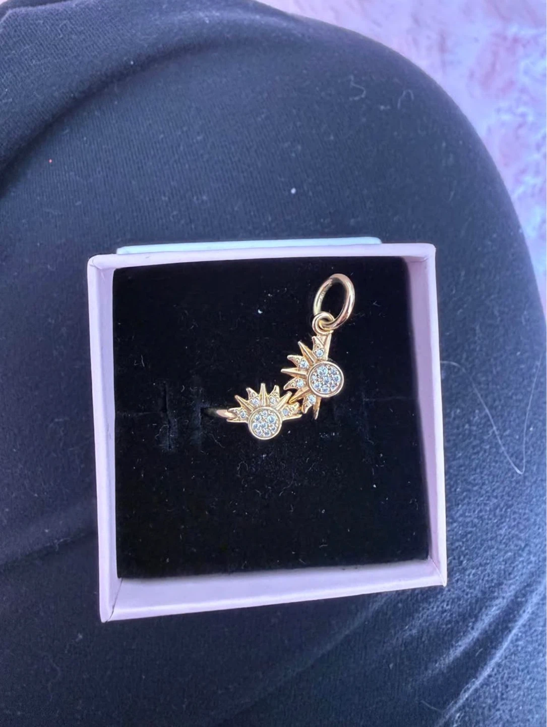 Pandora Sun Charm and Ring Set