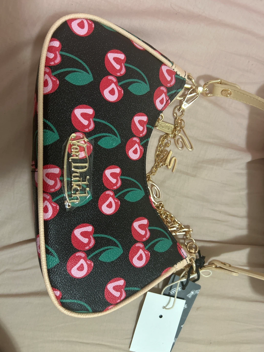 Von Dutch Cherry Print Shoulder Bag - photo 2
