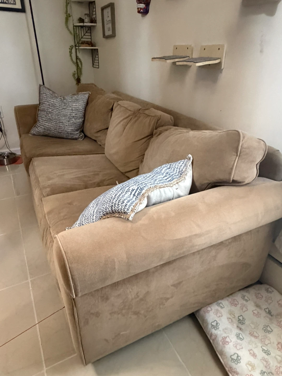 Tan 3-Seater Sofa
