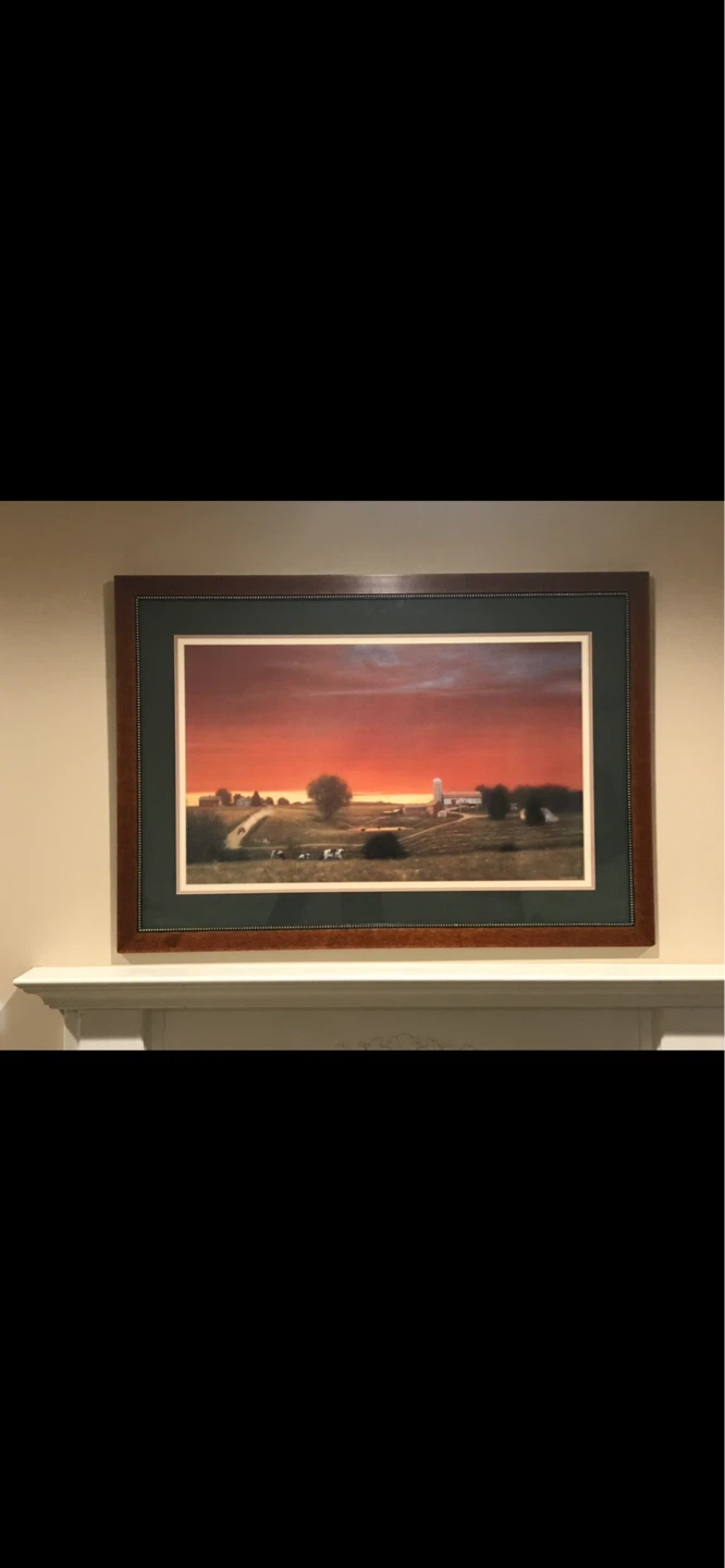 Framed Landscape Painting