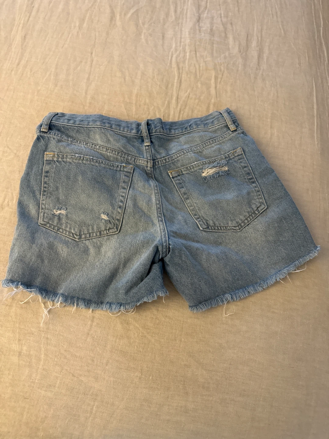 We The Free Distressed Denim Cutoff Shorts - photo 3