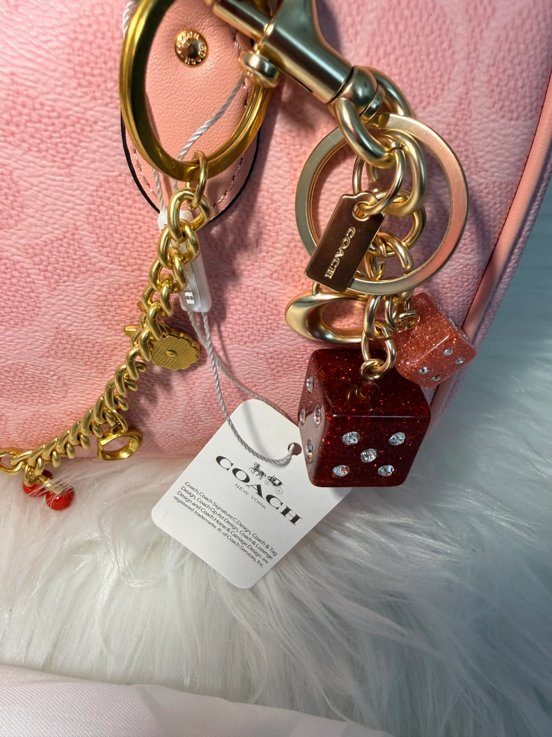 Pink coach bag - photo 4