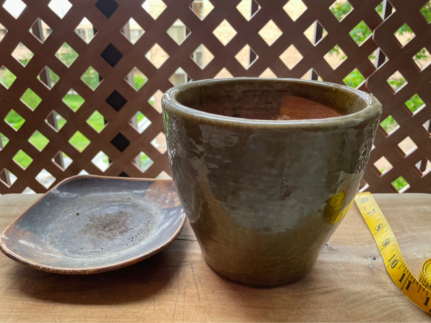 Ceramic Planter Pot with Saucer - photo 3