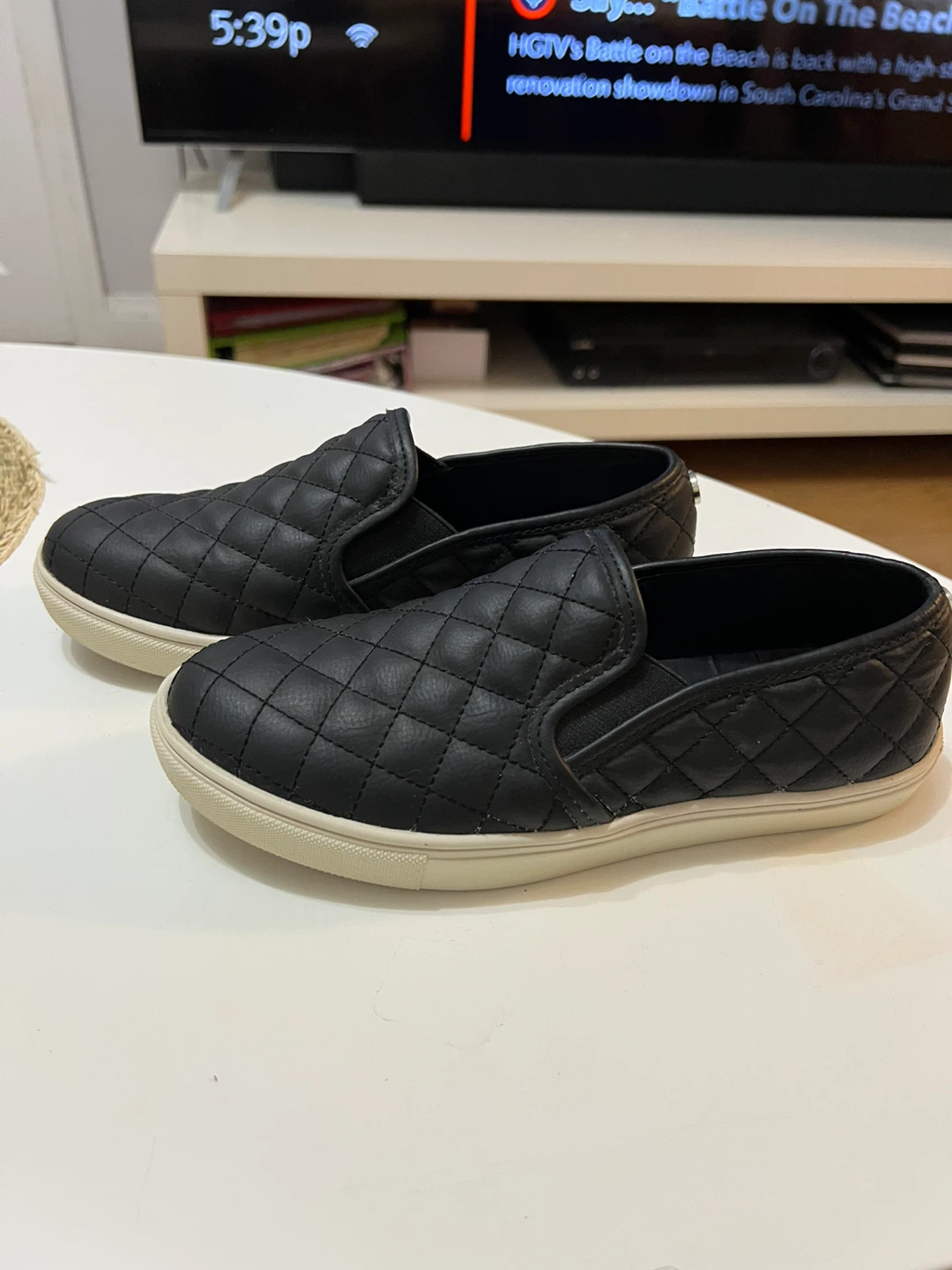 Steve Madden Black Quilted Slip-On Sneakers - photo 2