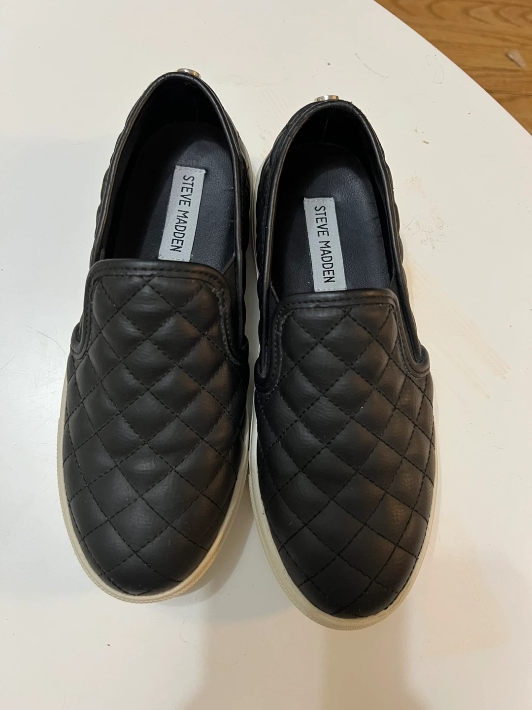 Steve Madden Black Quilted Slip-On Sneakers - photo 4