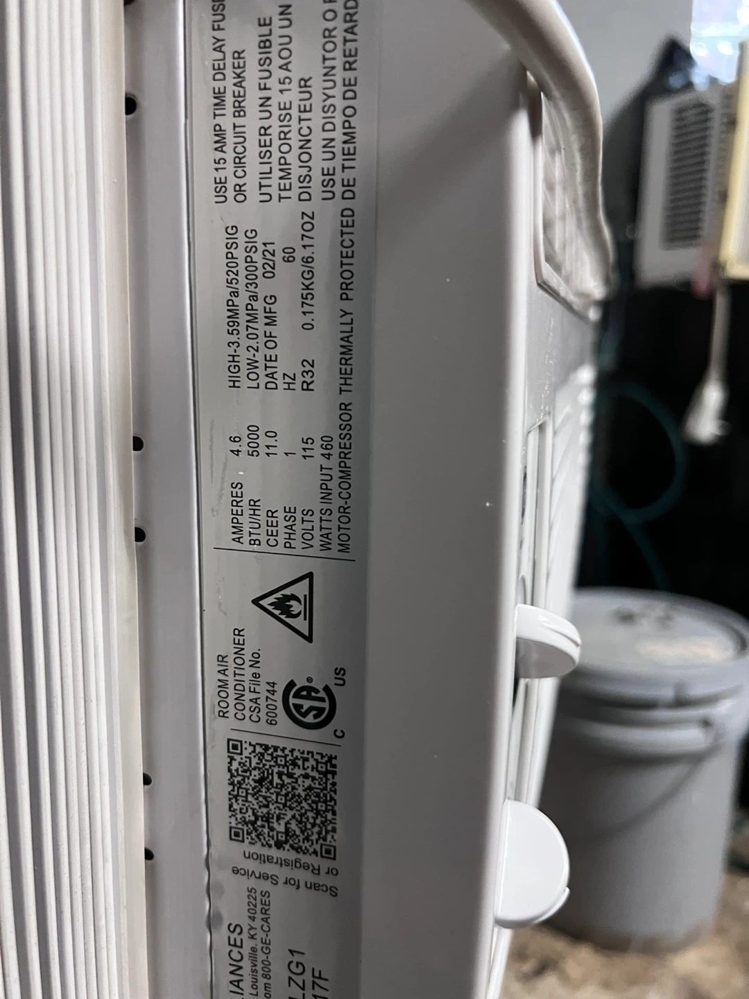 GE Room Air Conditioner - photo 3