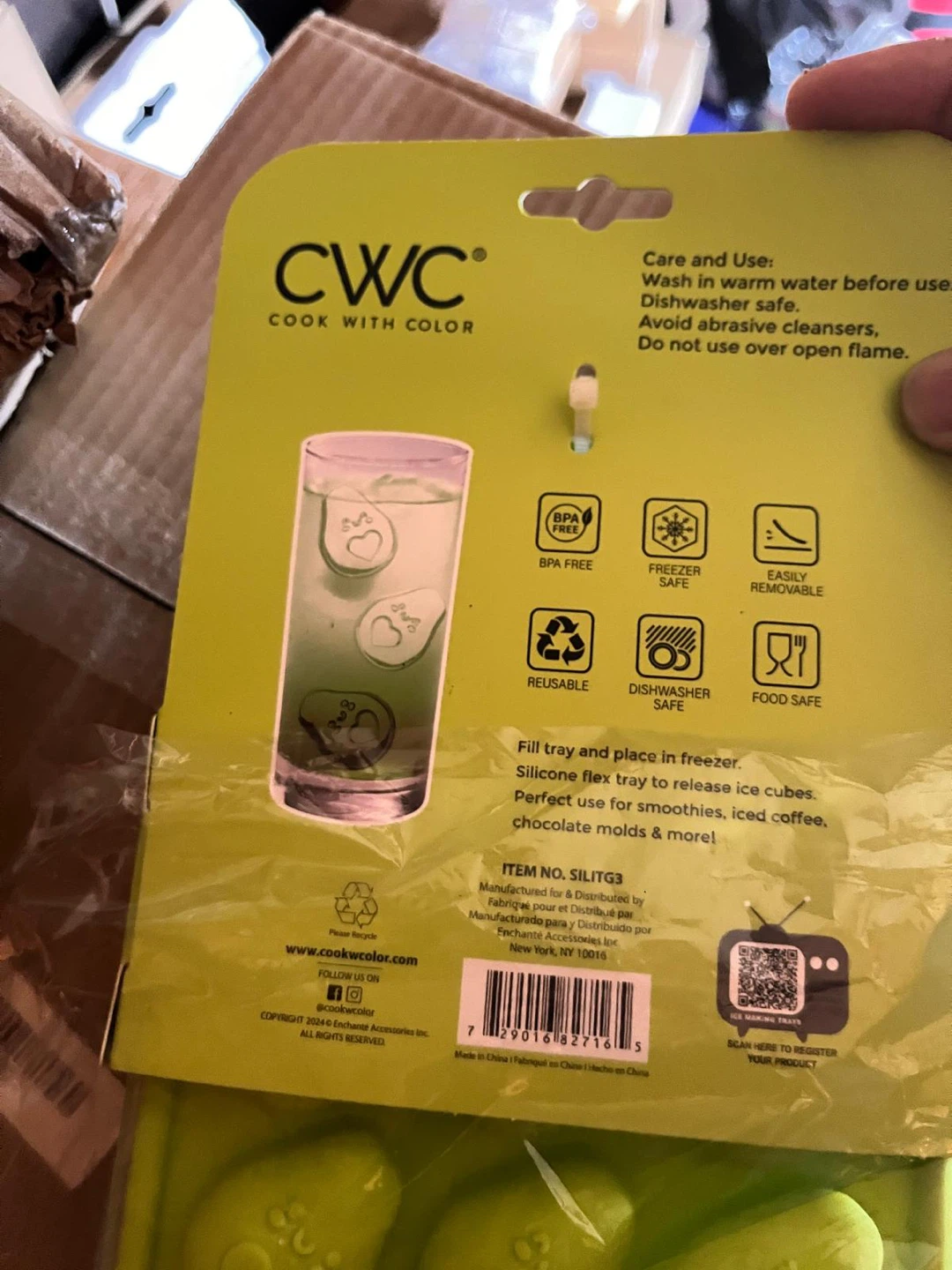 CWC Cook With Color Ice Tray