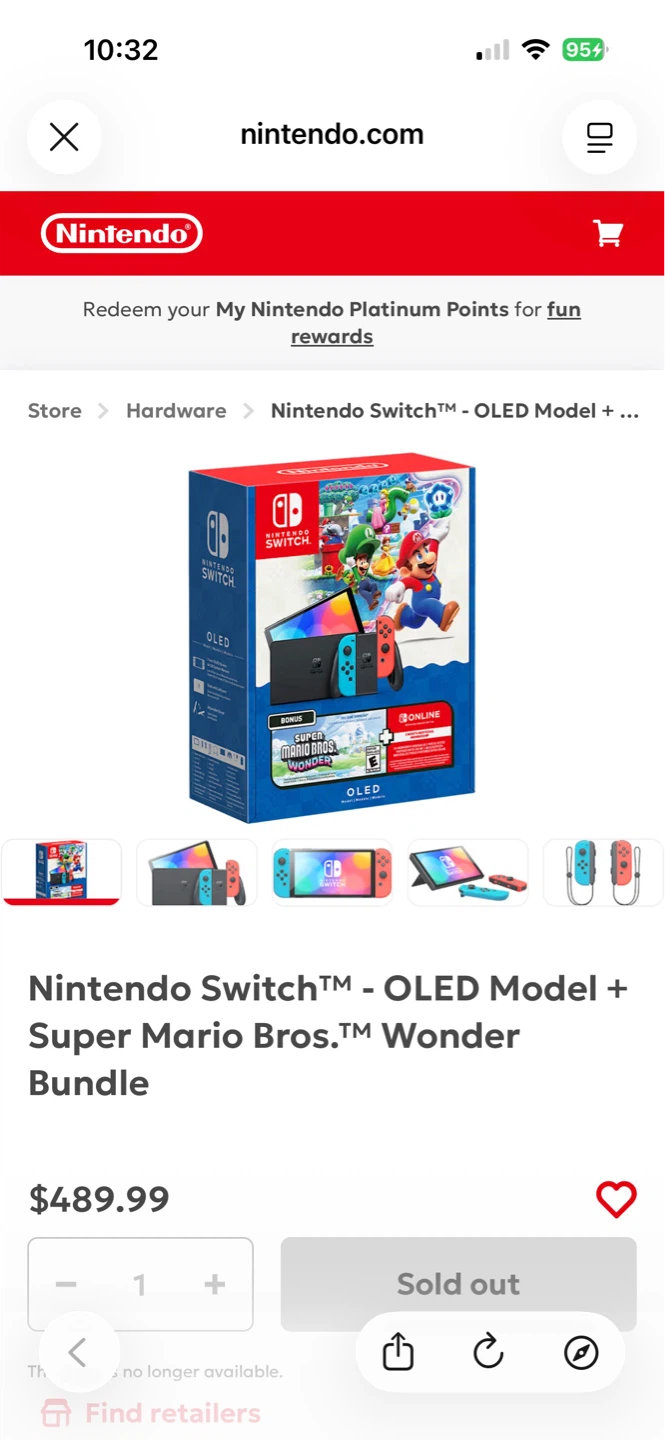 Brand New Nintendo Switch OLED & Carrying Case - photo 5