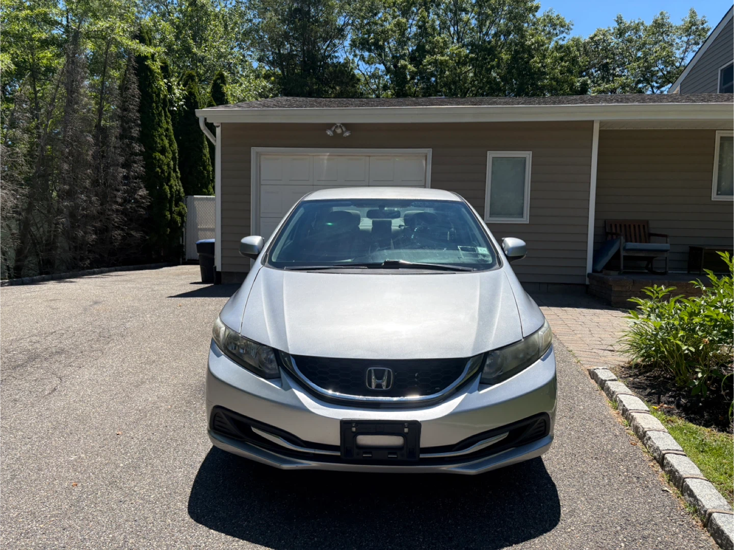 2013 Silver Honda Civic Sedan - photo 3