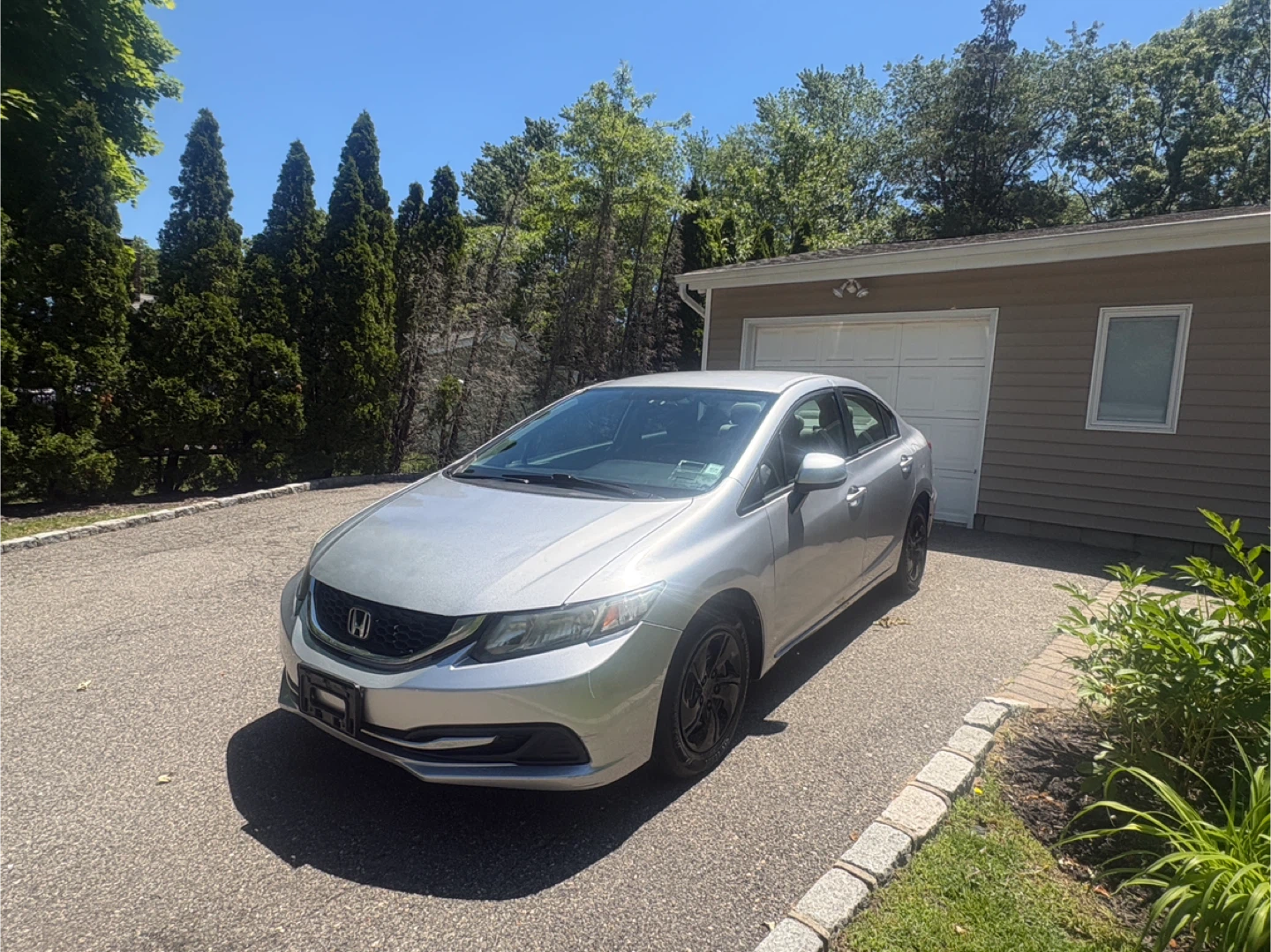 2013 Silver Honda Civic Sedan - photo 4
