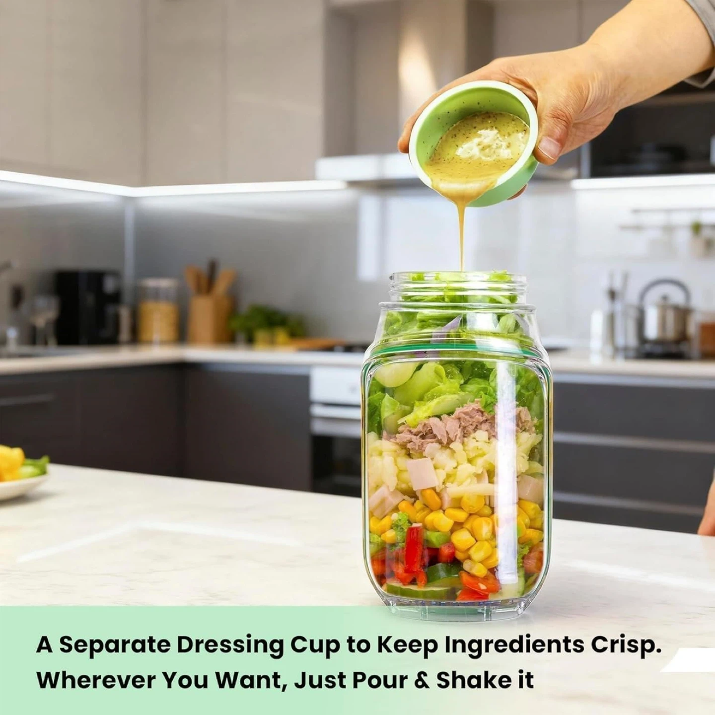 Salad Pod with Dressing Cup - photo 3