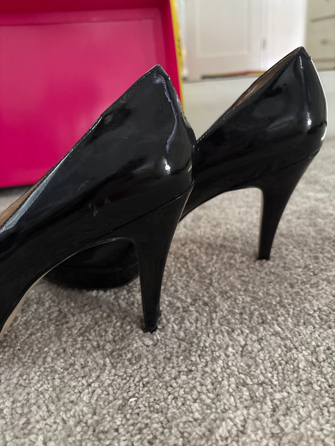 Enzo Angiolini Black Patent Leather Heels - photo 3