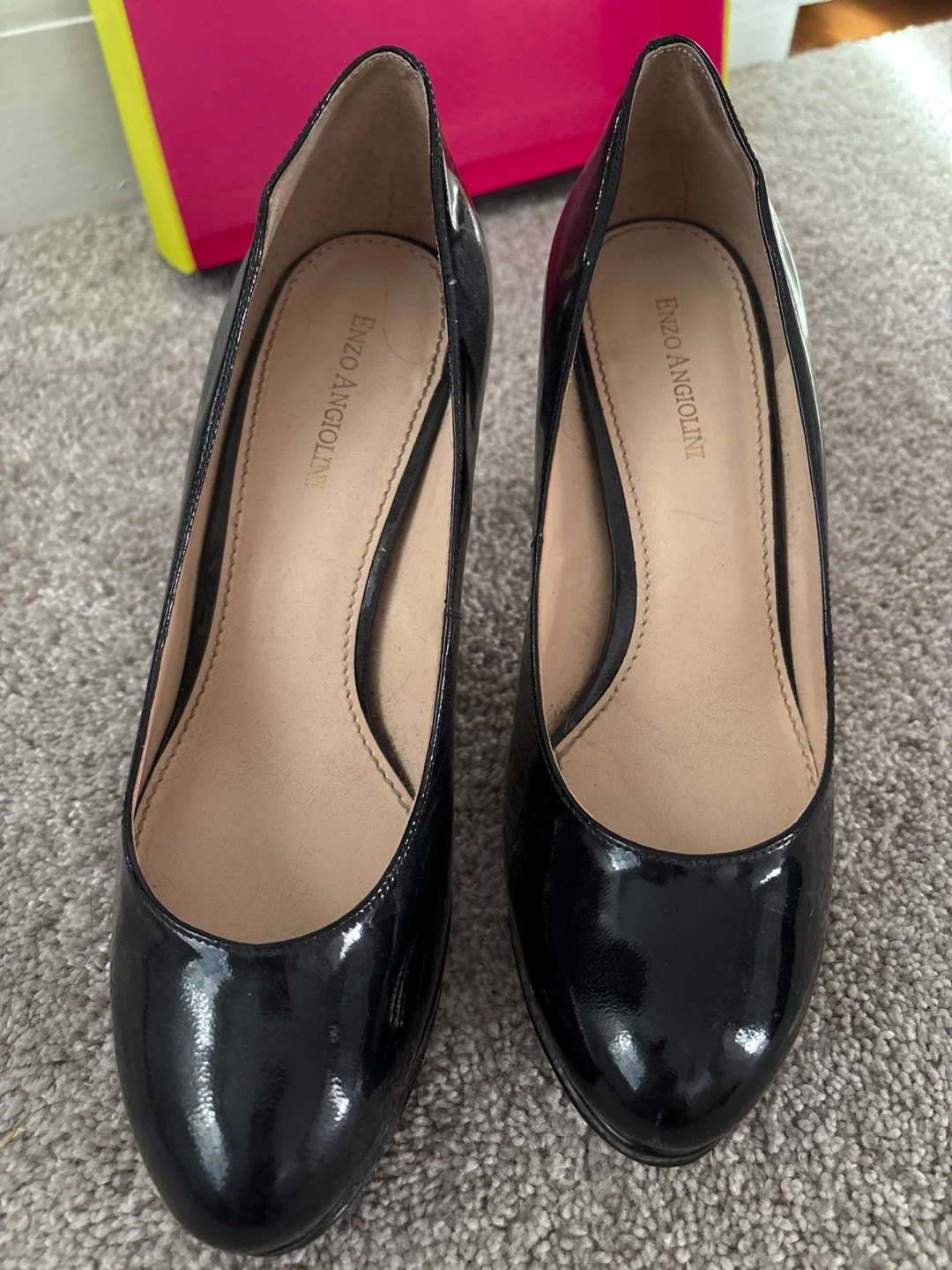 Enzo Angiolini Black Patent Leather Heels - photo 2