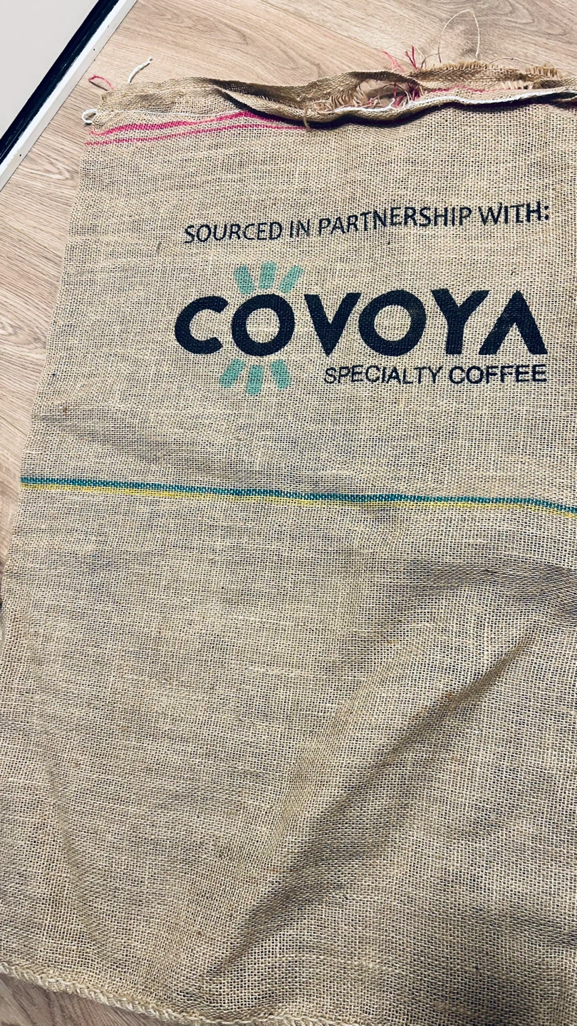 Large Burlap Coffee Bean Sack / Jute Bag – Brazil - photo 4