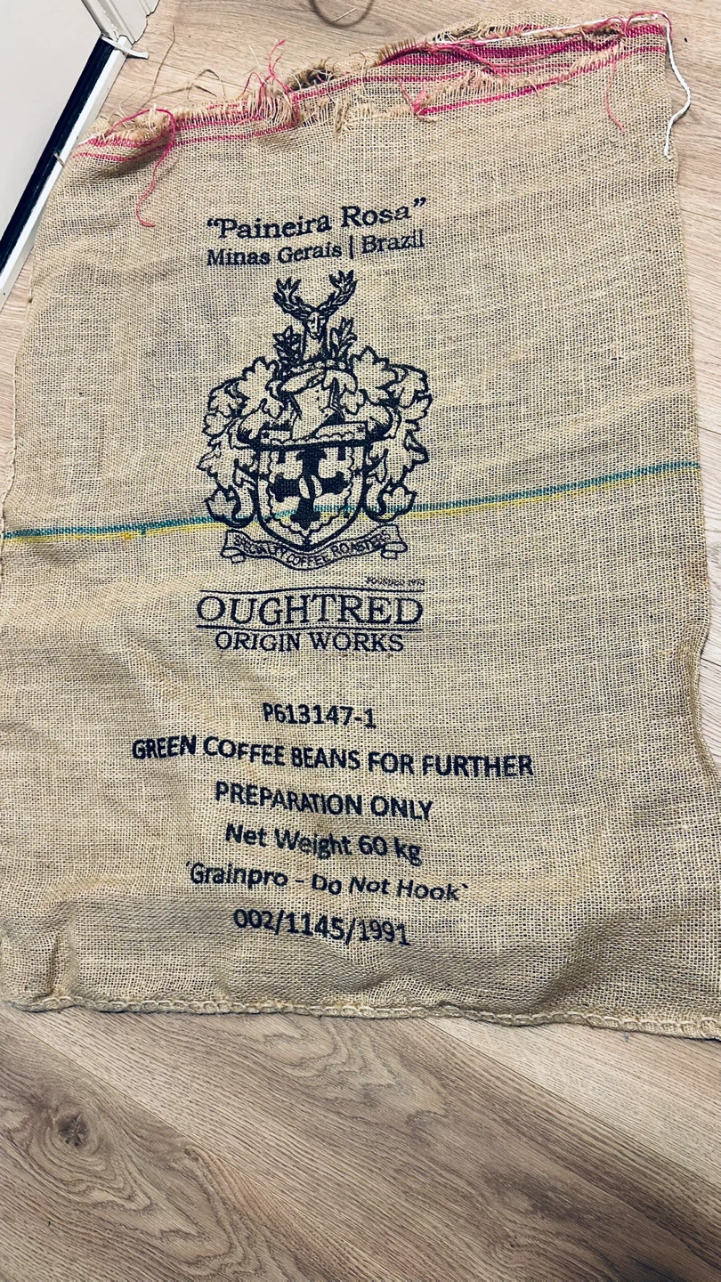 Large Burlap Coffee Bean Sack / Jute Bag – Brazil