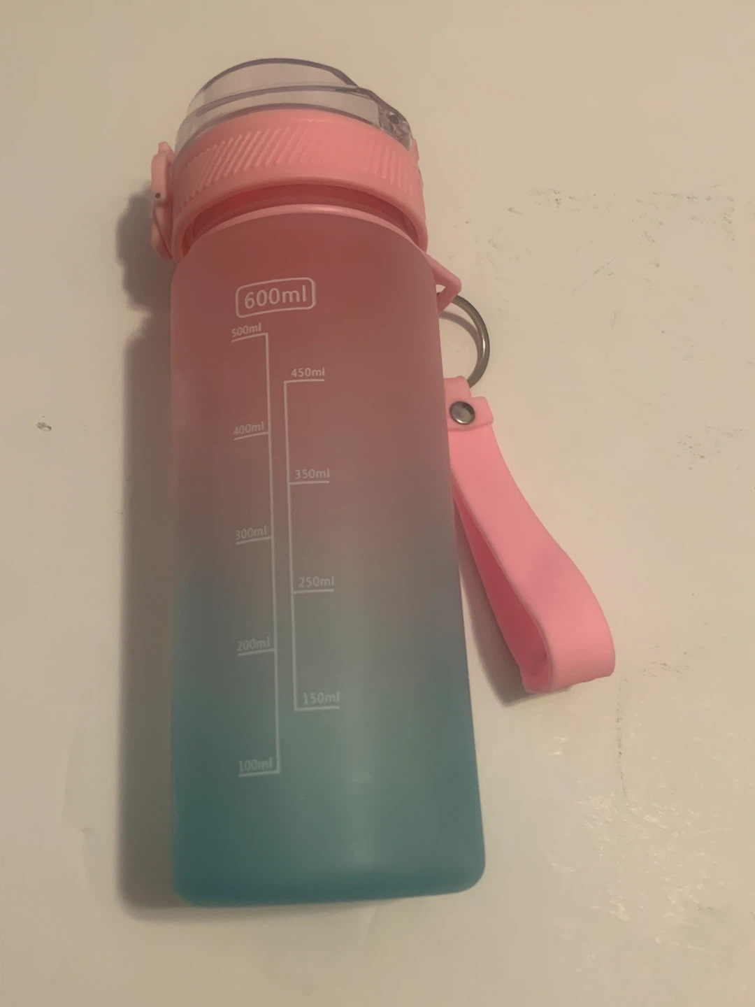 Gradient Pink & Blue Water Bottle 🧡