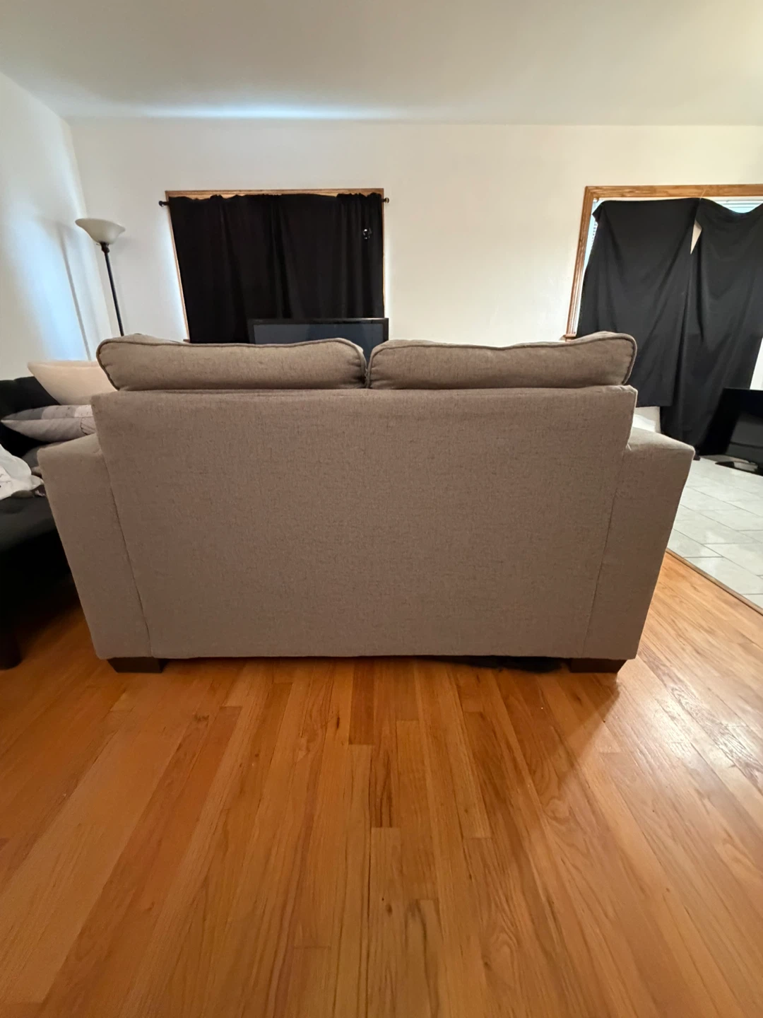 FREE Grey Loveseat Sofa - photo 3