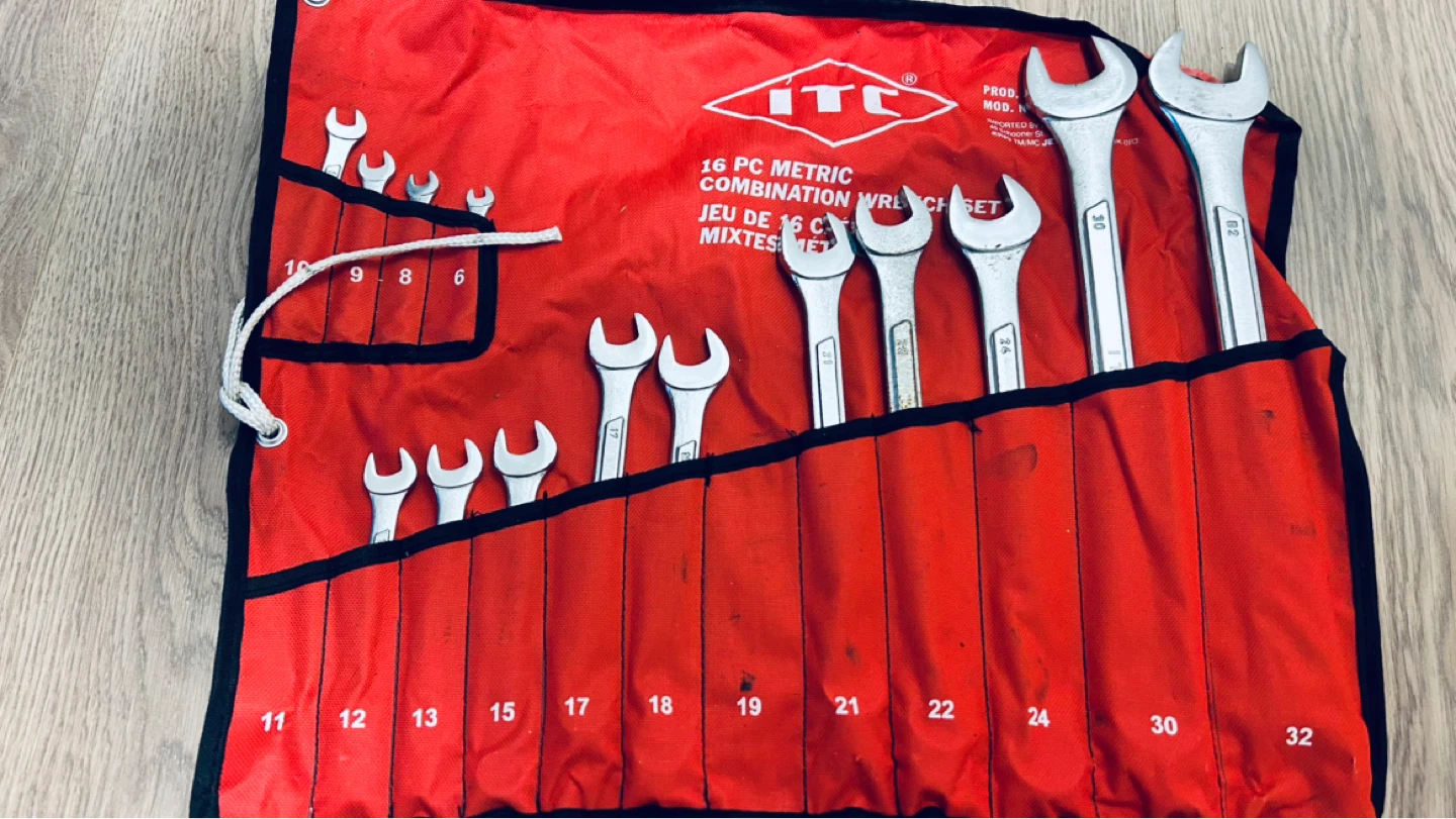 ITC Metric Combination Wrench Set – Partial Set