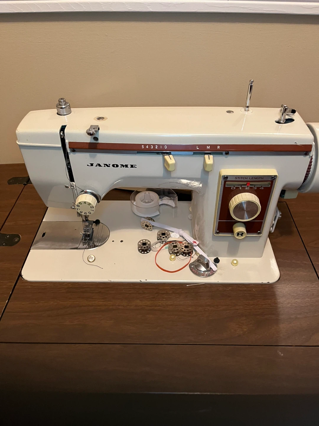 Janome Sewing Machine with Cabinet (not sure if it works) - photo 3