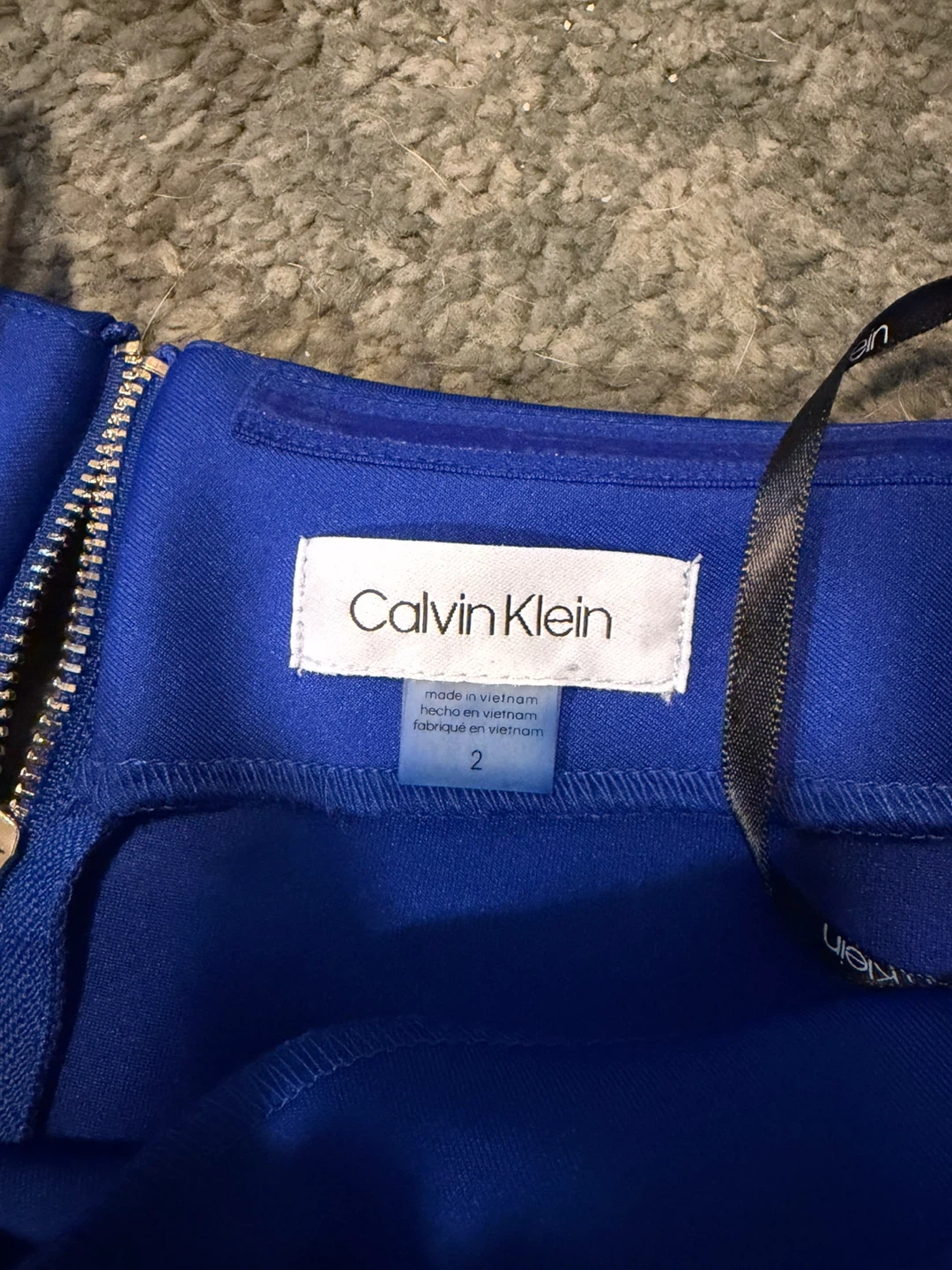 Calvin Klein Blue Dress - Size 2