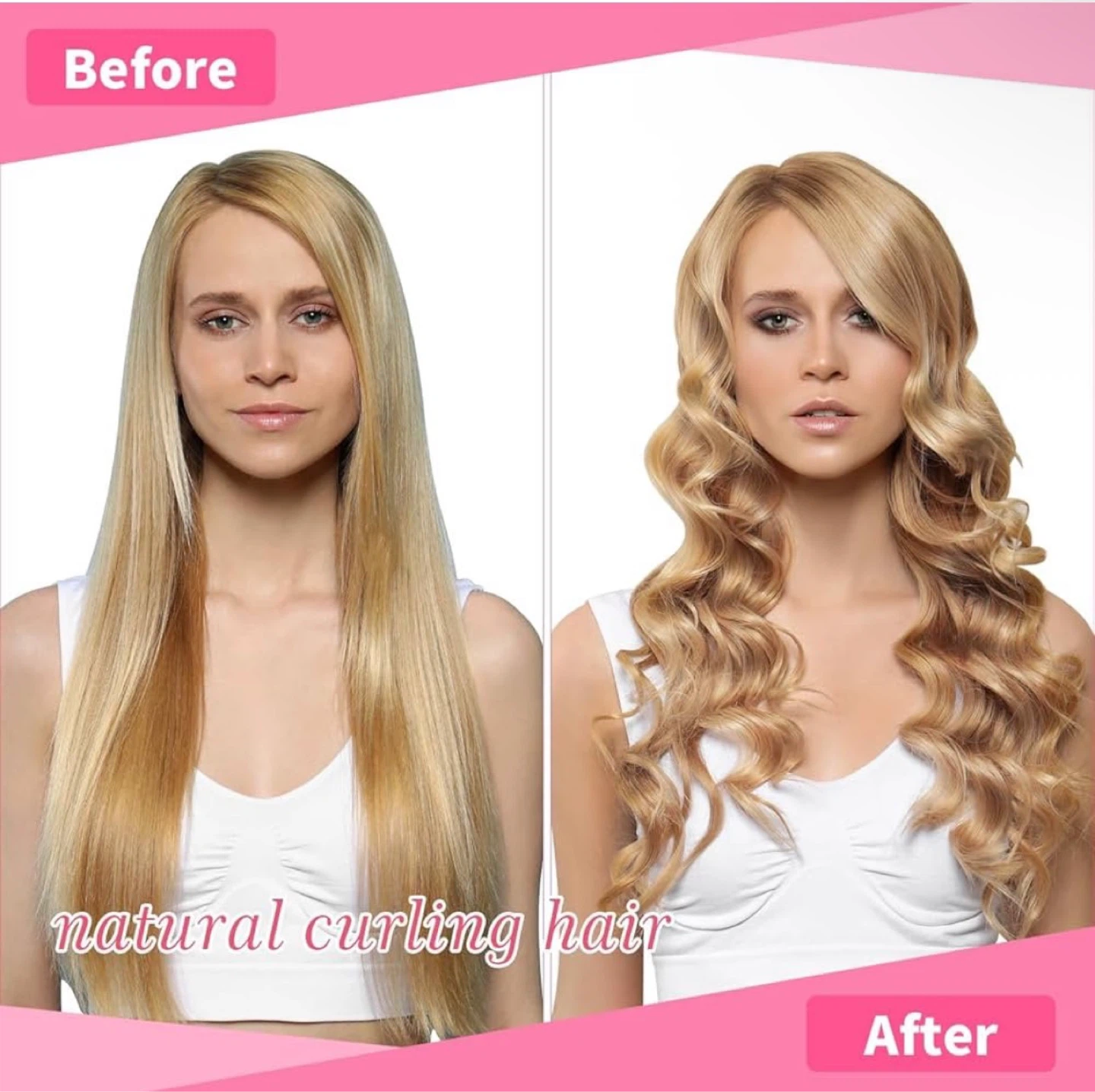 Pink Satin Heatless Curling Rod - photo 2