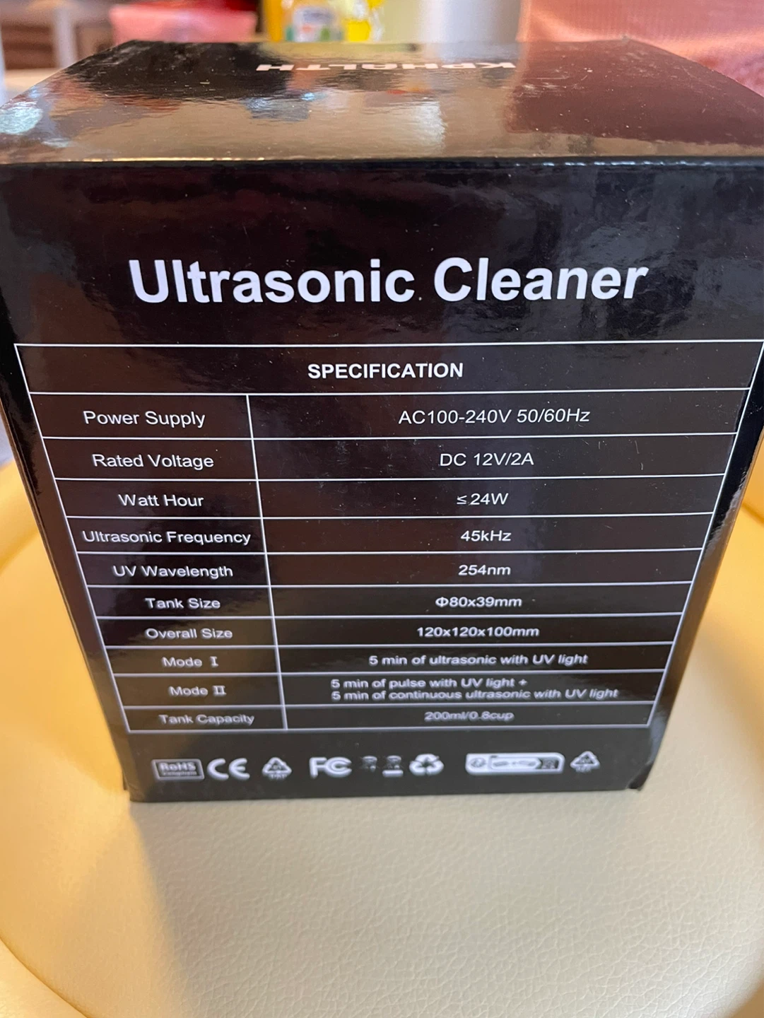 UV Ultrasonic Cleaner Machine, 45kHz Cleaner for Jewellery - photo 4