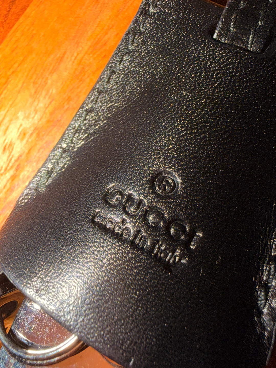 Gucci luggage/bag Lock & Keys with Leather Cover - photo 4