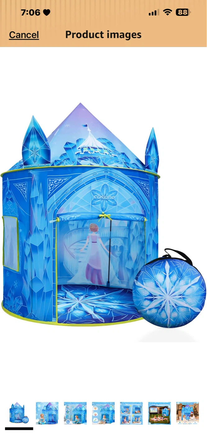 Kids Play Tent with Frozen Theme - photo 3