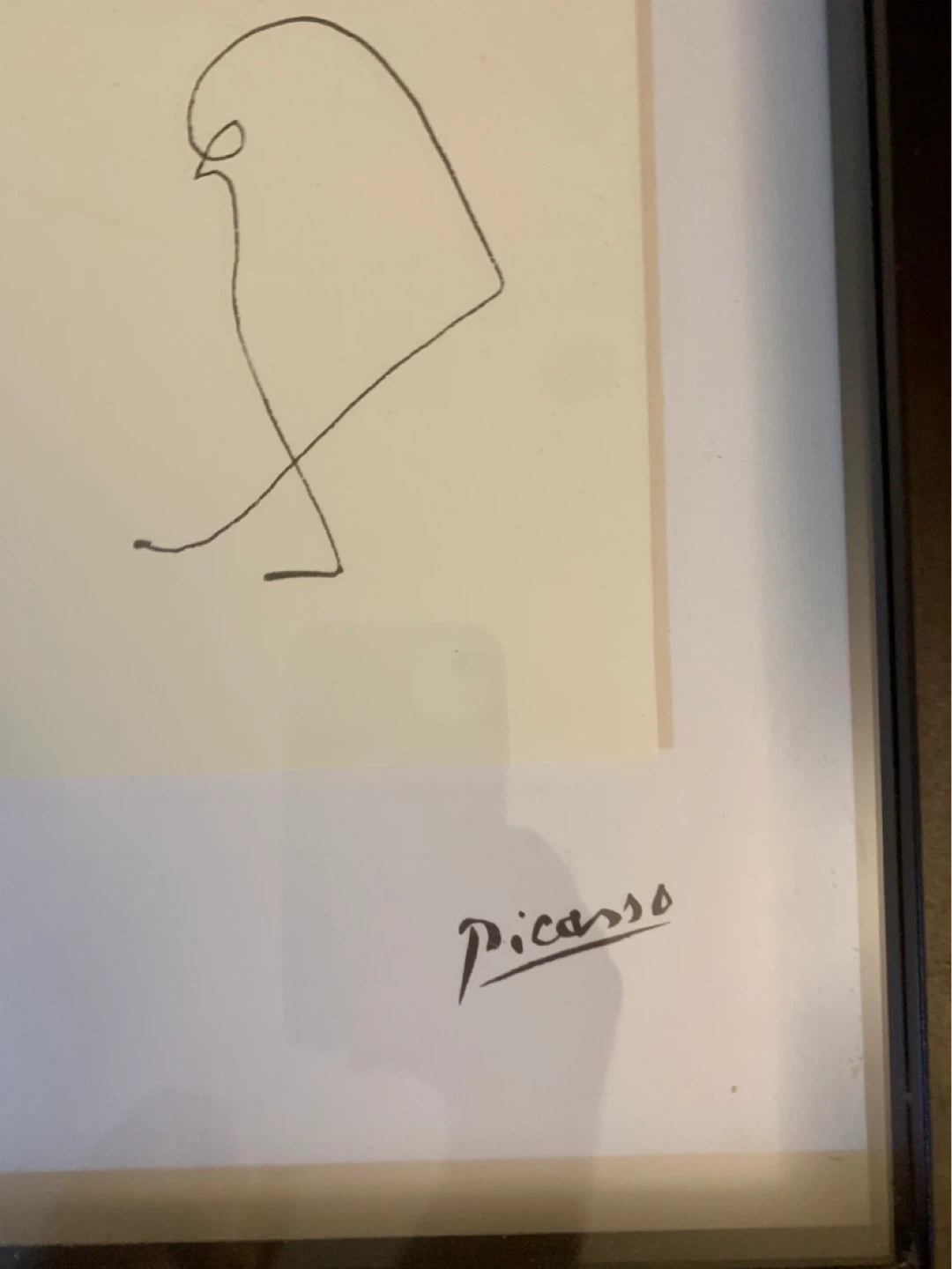 Framed Picasso Animals Line Drawings Set - photo 2