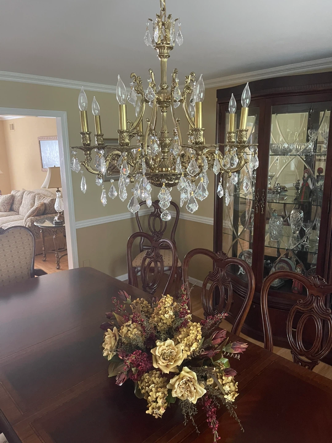 Crystal chandelier and scones - photo 4