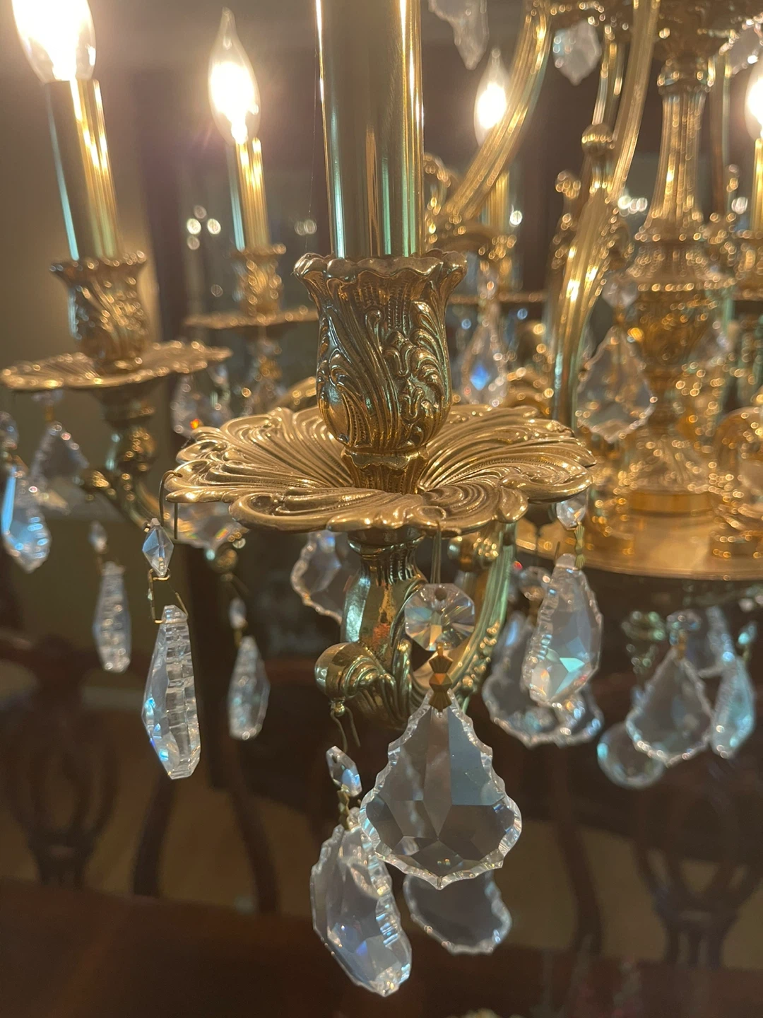 Crystal chandelier and scones - photo 5