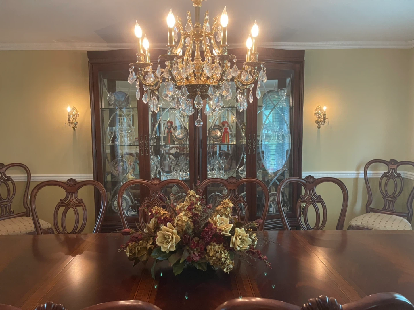 Crystal chandelier and scones - photo 3