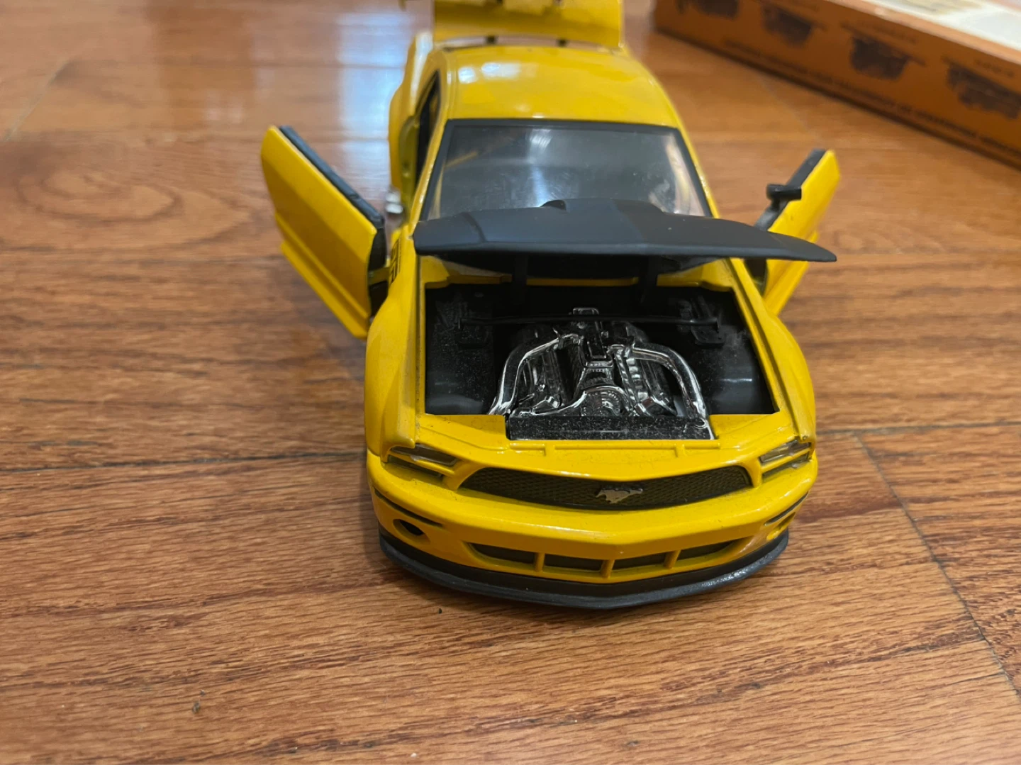 Jada Toys Ford Mustang GT-R Yellow Die-Cast Car