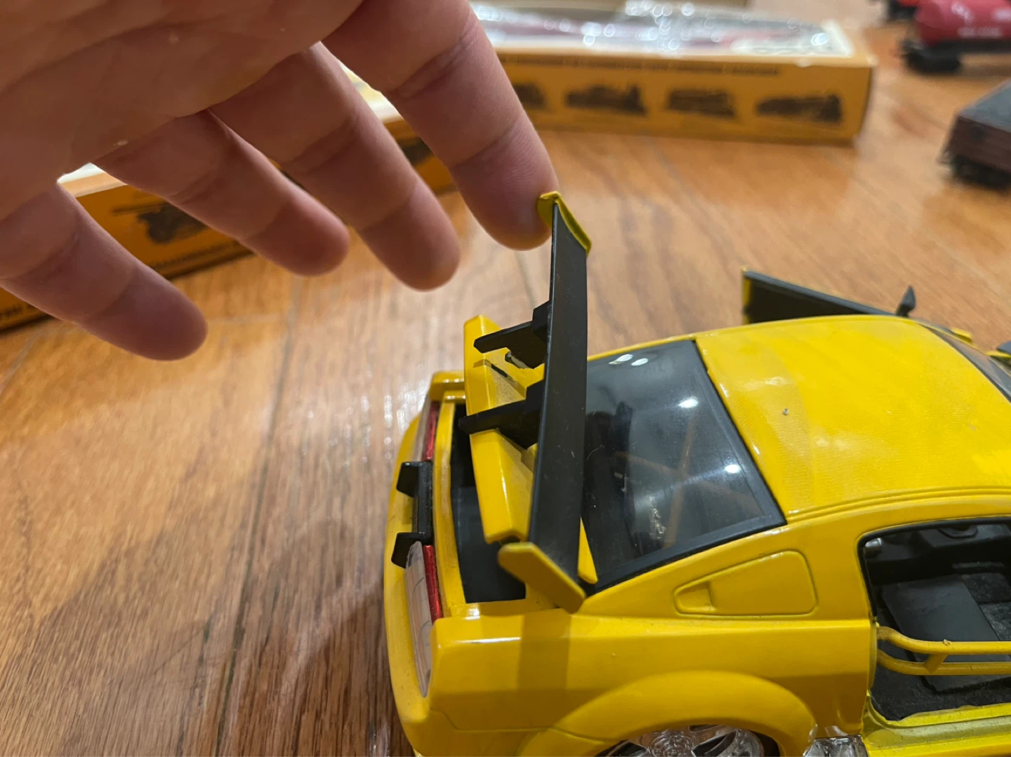 Jada Toys Ford Mustang GT-R Yellow Die-Cast Car - photo 3