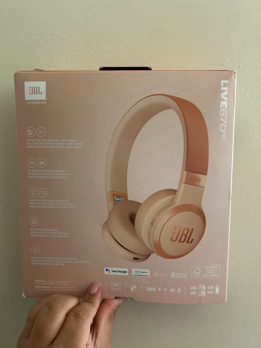 JBL Live 670 NC Wireless Headphones - photo 4